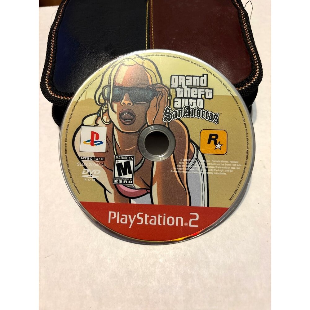Grand Theft Auto: San Andreas PlayStation 2 Game Disc, Disc Only Adventure Crime